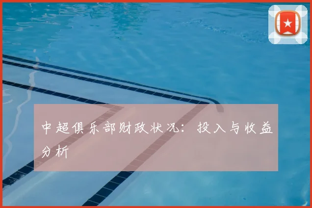 中超俱乐部财政状况:投入与收益分析